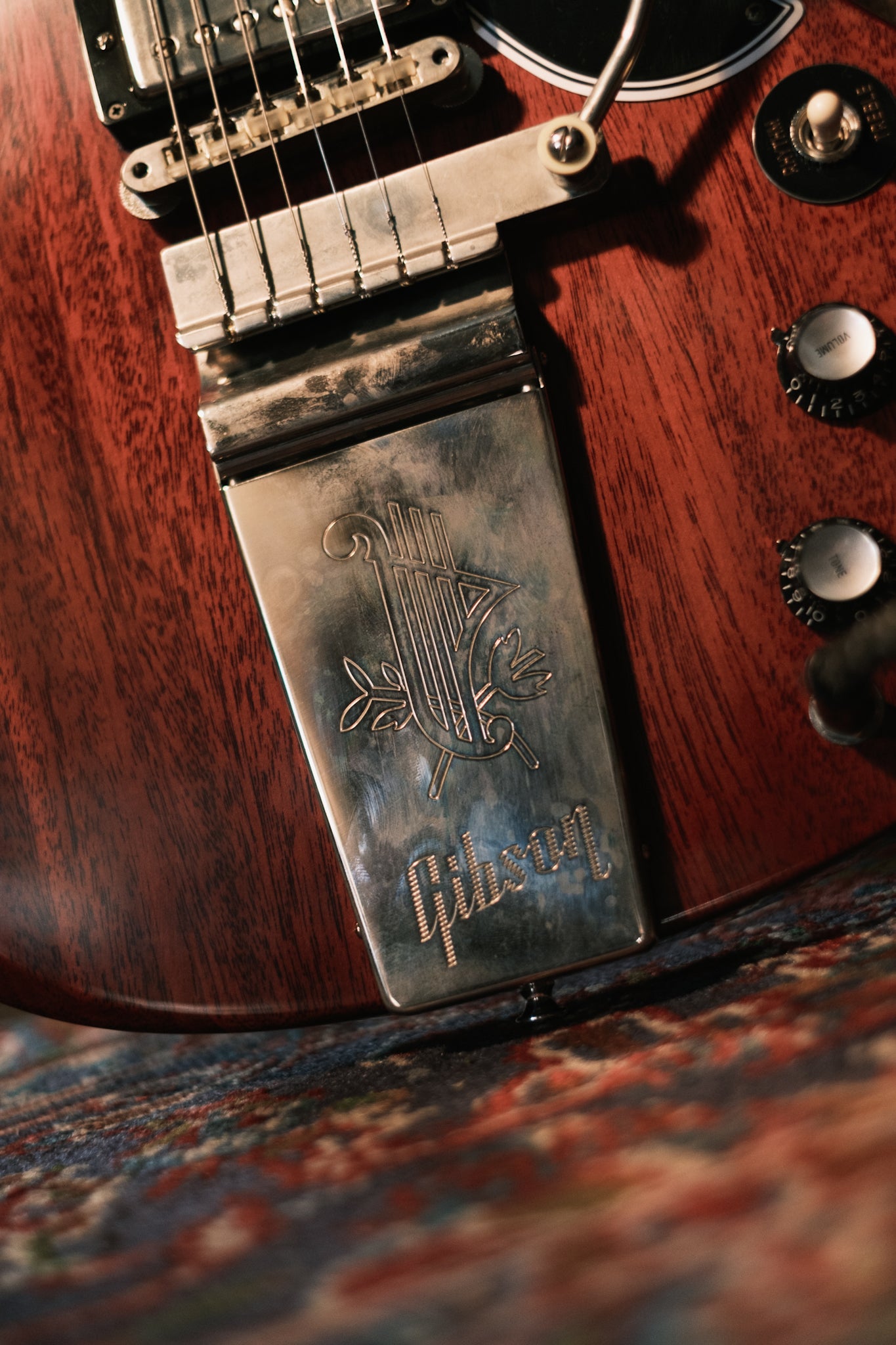 Gibson 1964 SG Standard Reissue with Maestro Vibrola, Cherry Red