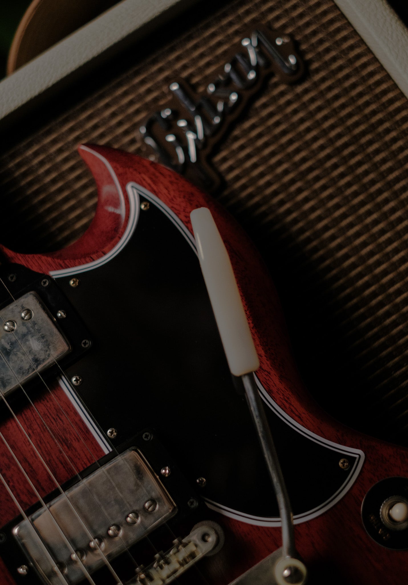 Maestro by Gibson SG（セット） Gibson SG Standard '61 Maestro Vibrola in Vintage Cherry