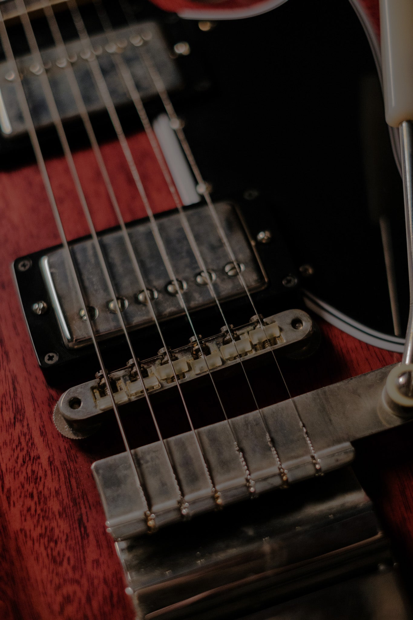 Gibson 1964 SG Standard Reissue with Maestro Vibrola, Cherry Red