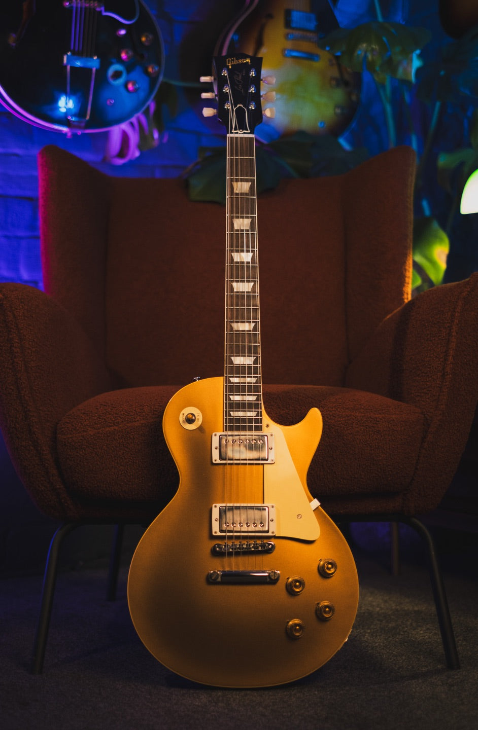 Gibson Custom 1957 Les Paul Goldtop Reissue, VOS, Double Gold with Dark Back