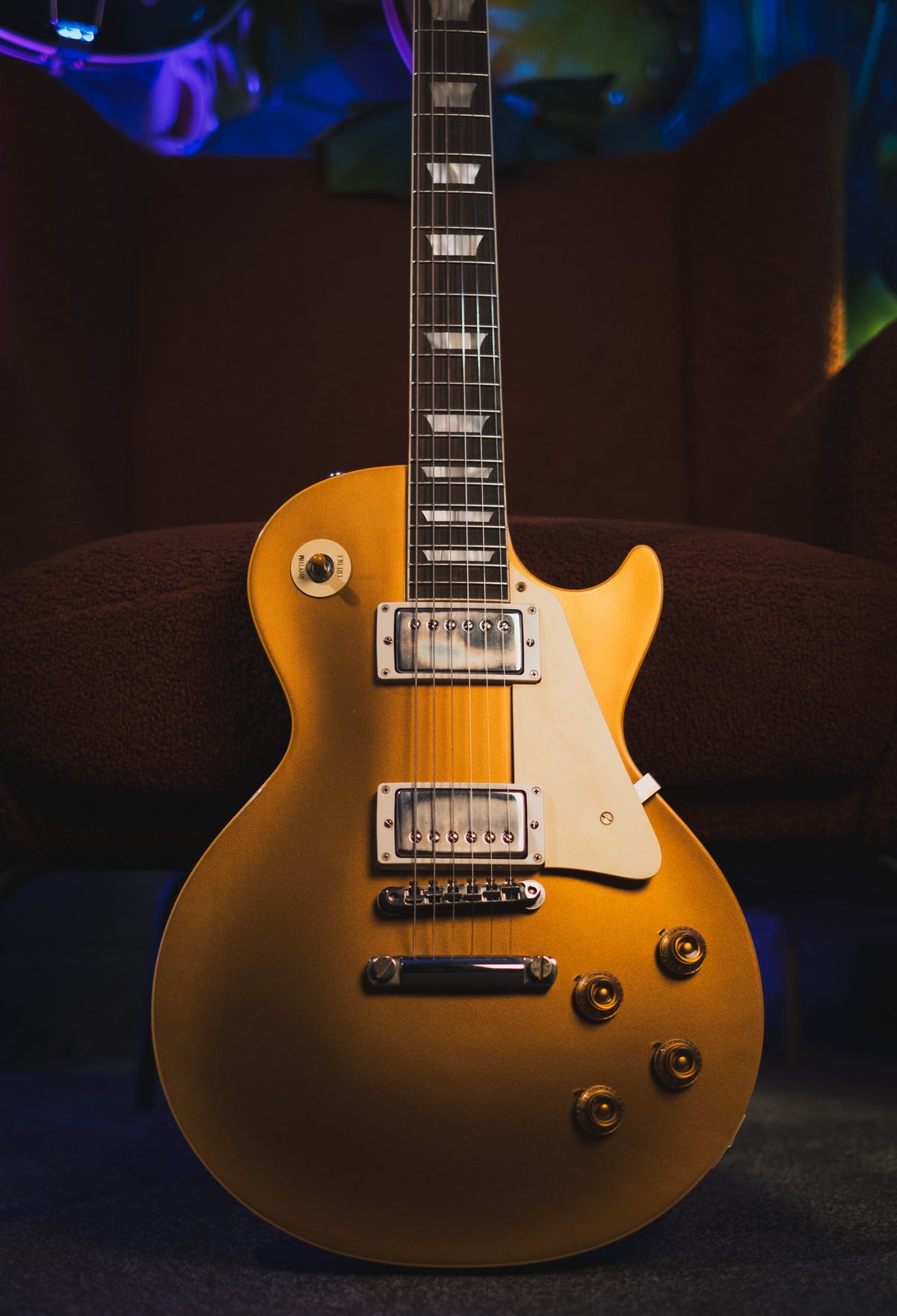 Gibson Custom 1957 Les Paul Goldtop Reissue, VOS, Double Gold with Dark Back
