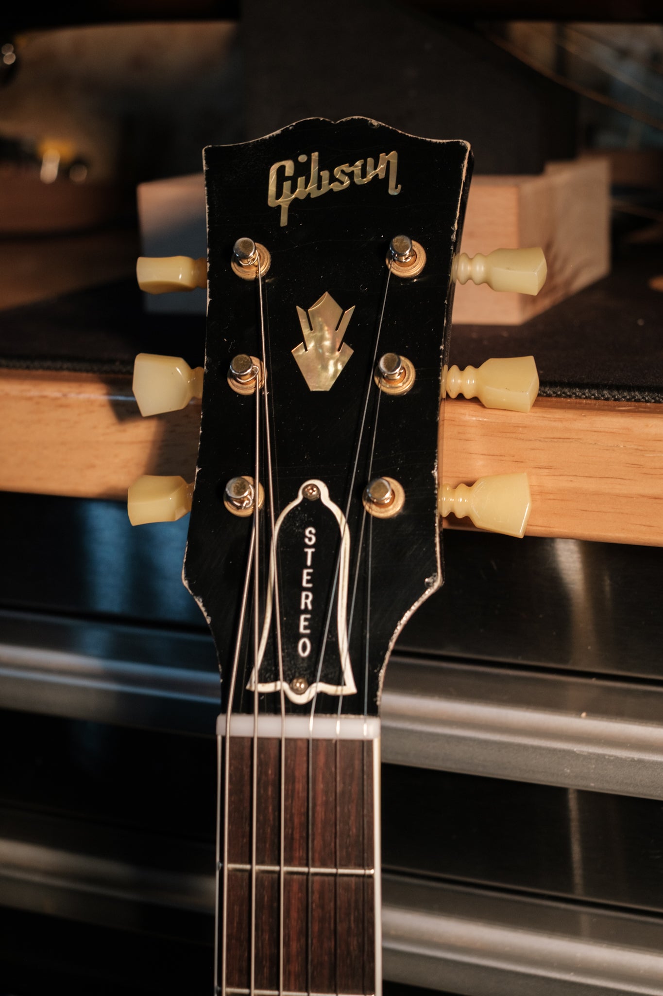 Gibson Custom 1964 ES-345 Trapeze Varitone, Ebony, Heavy Aged