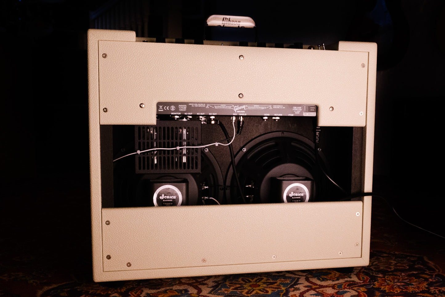 Gibson Dual Falcon 2x10" Combo Amplifier, Cream Bronco