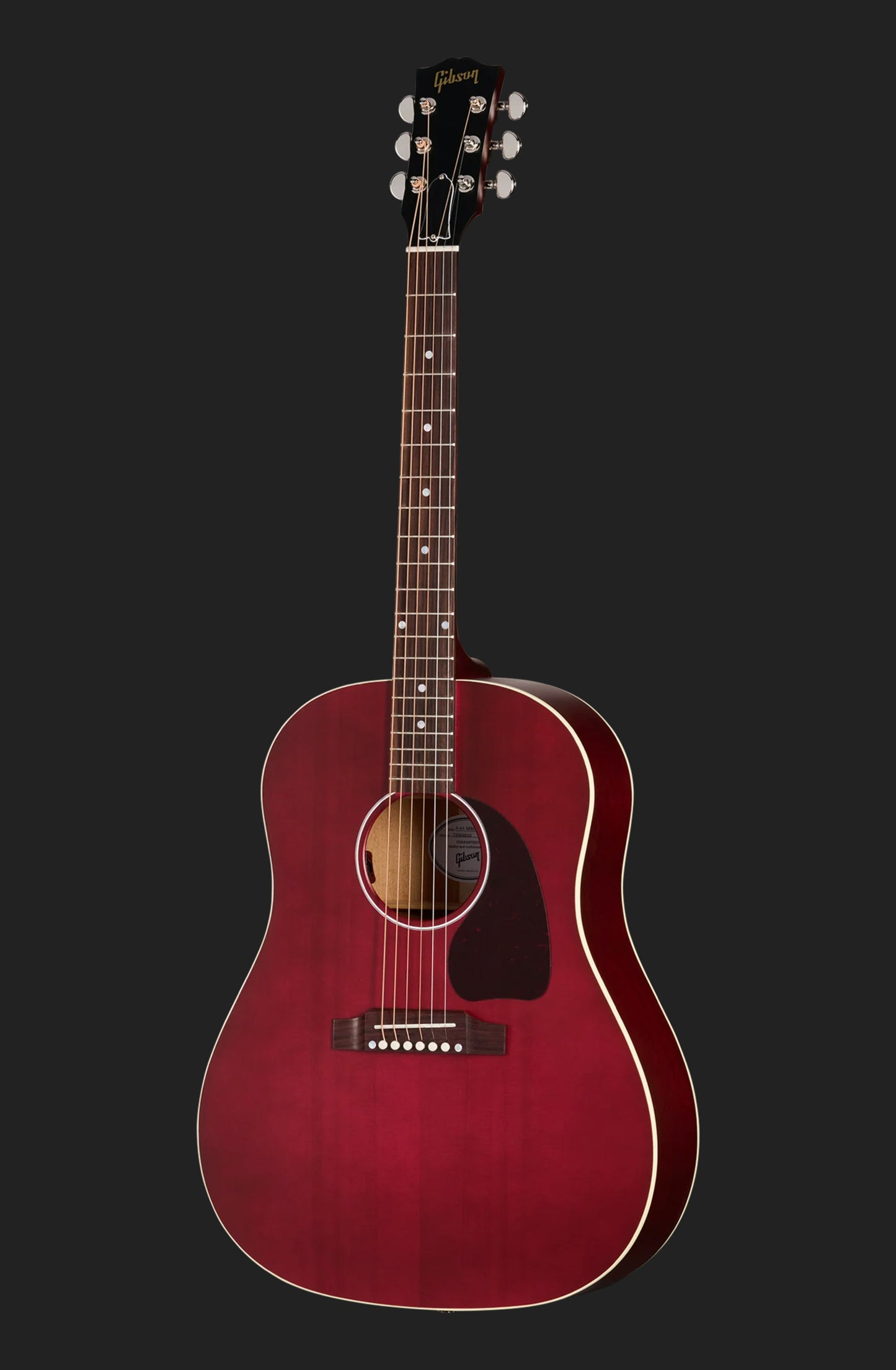 Gibson J-45 Special, Satin Wine Red