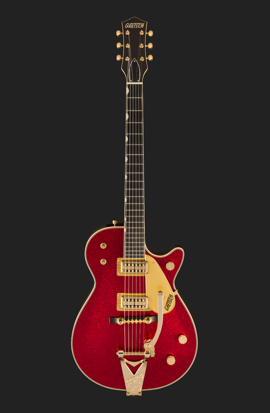 Gretsch G6129TG-59VS Limited Edition Sparkle Jet with Bigsby, Red Sparkle