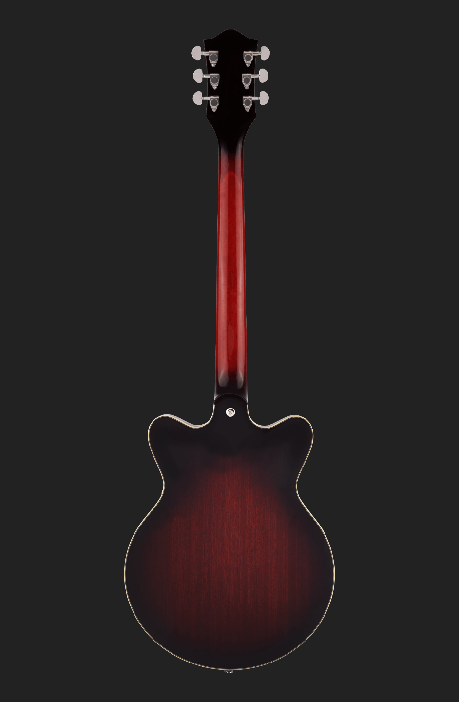 Gretsch G2655-P90 Streamliner Center Block JR Double Cut with V Stoptail, Claret Burst