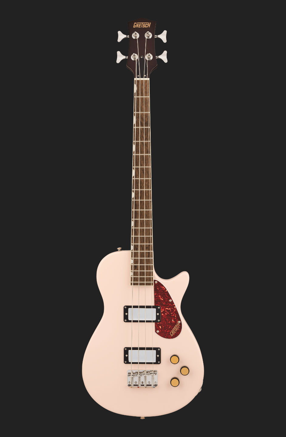 Gretsch Streamliner Jet Club Short Scale Bass, Shell Pink
