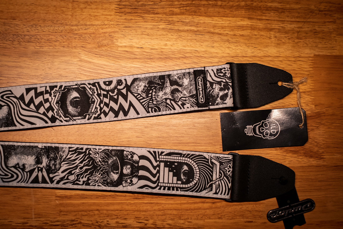 Dunlop ILOVEDUST Skulls Guitar Strap ILD04