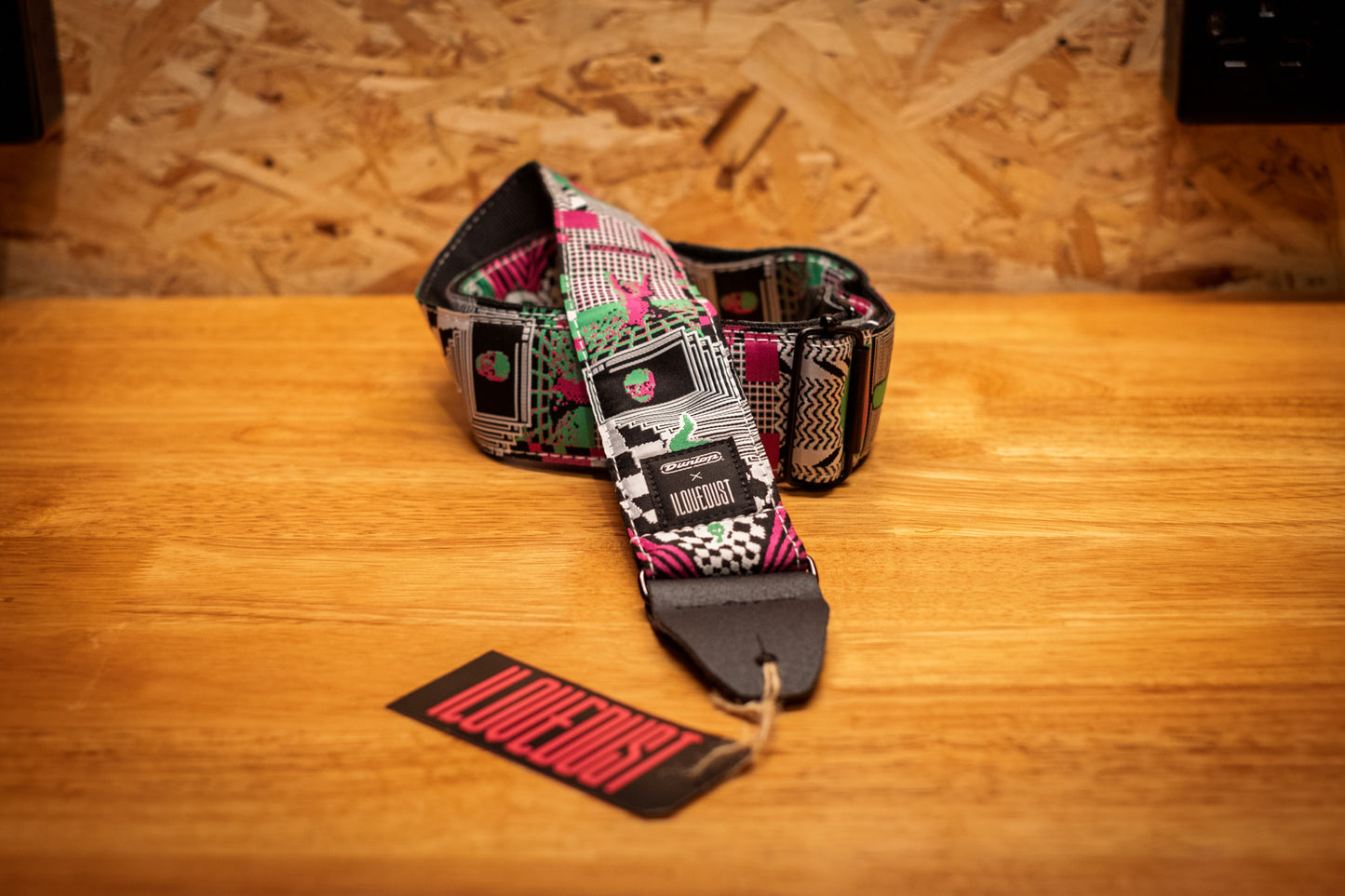Dunlop ILOVEDUST Mnemonic Fuzz Guitar Strap ILD14