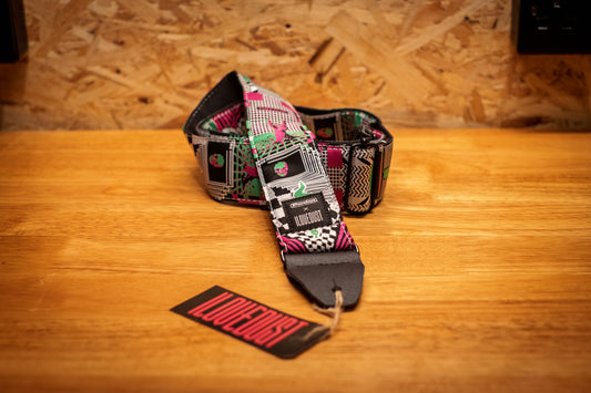 Dunlop ILOVEDUST Mnemonic Fuzz Guitar Strap ILD14