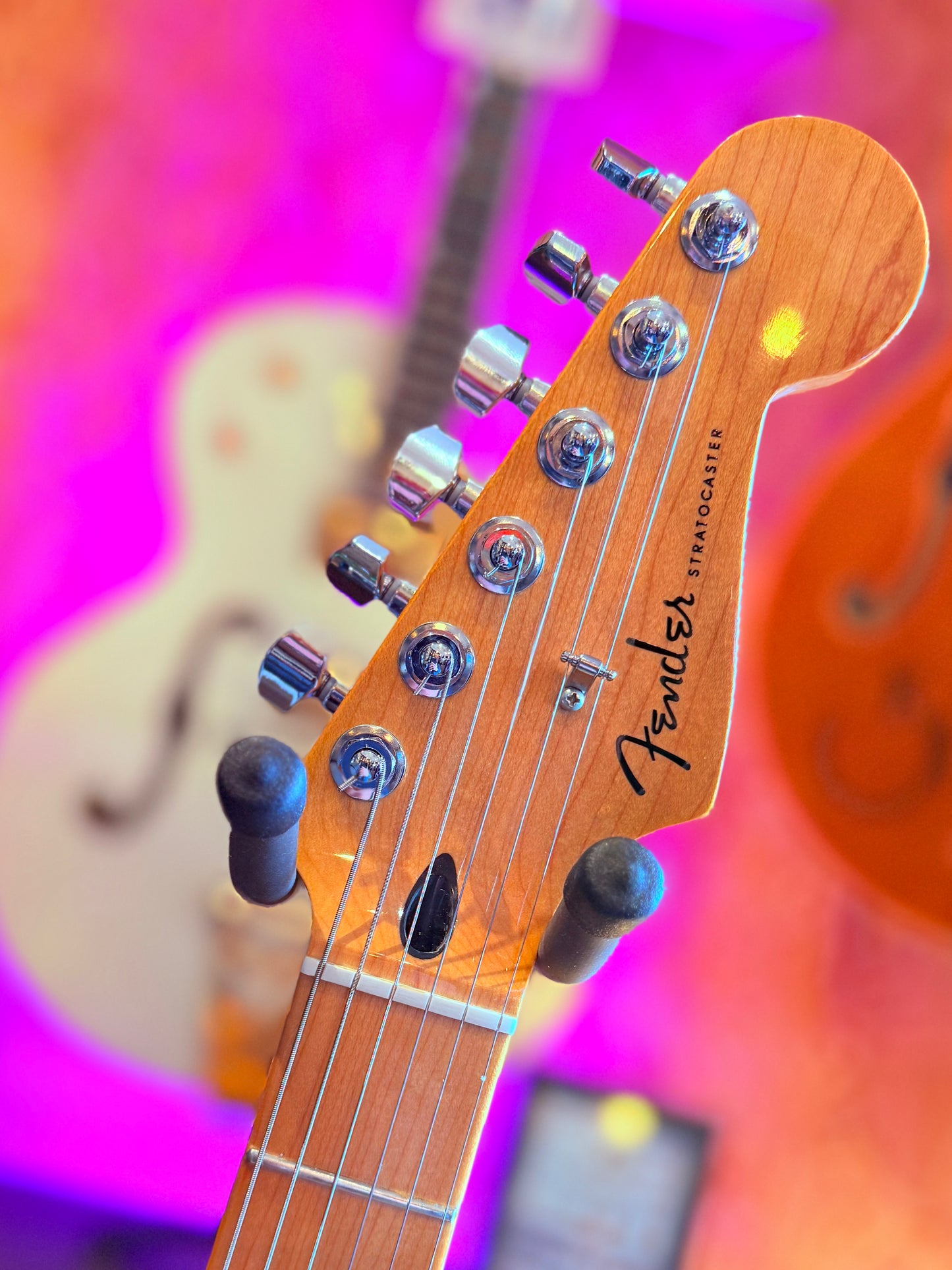 Pre Loved Fender Player Plus Stratocaster, Tequila Sunrise.