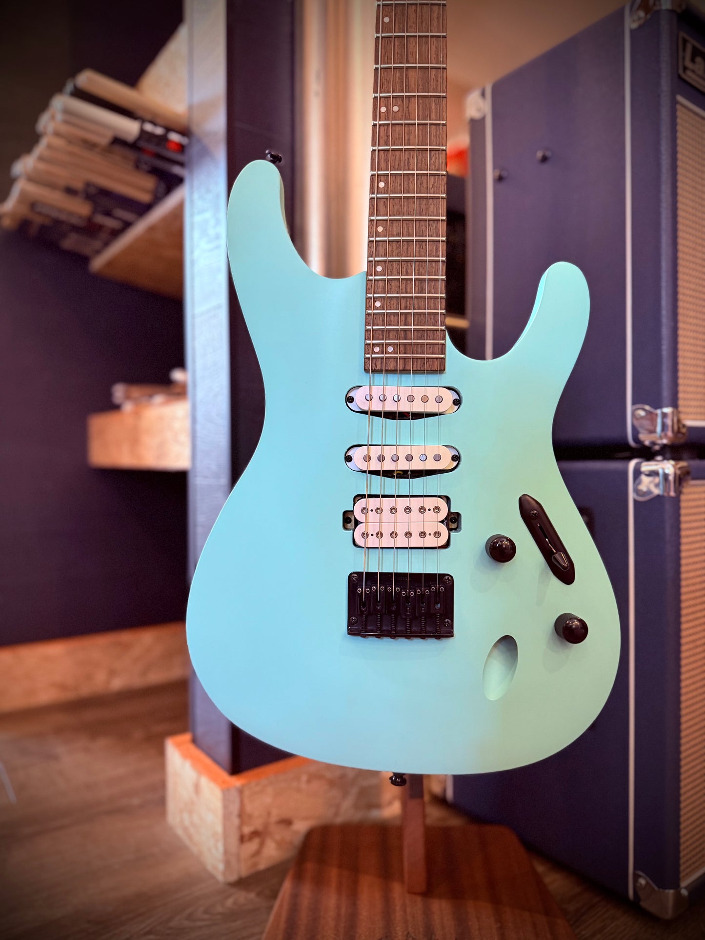 PRE-LOVED Ibanez S561 Seafoam Green Matte.