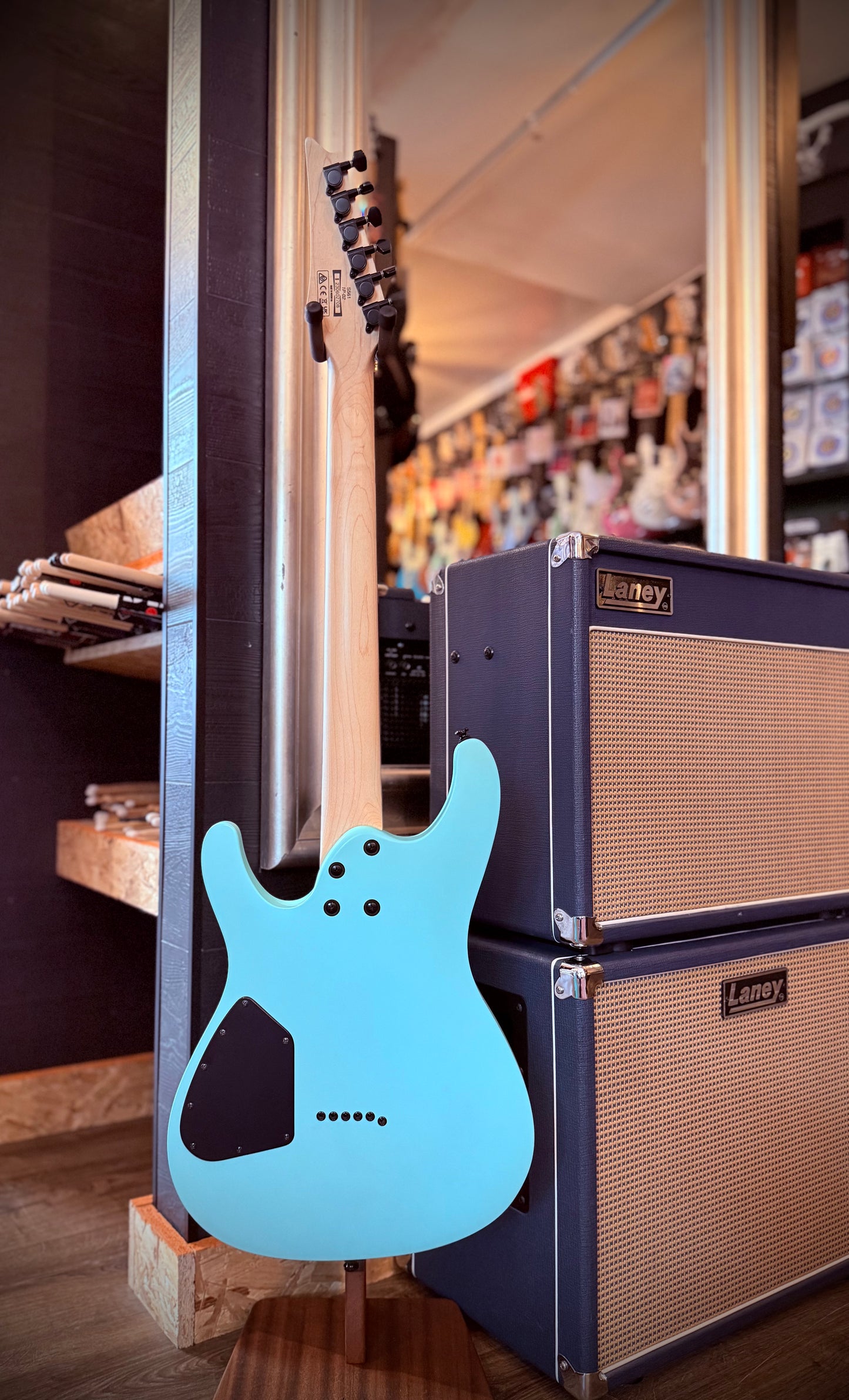 PRE-LOVED Ibanez S561 Seafoam Green Matte.