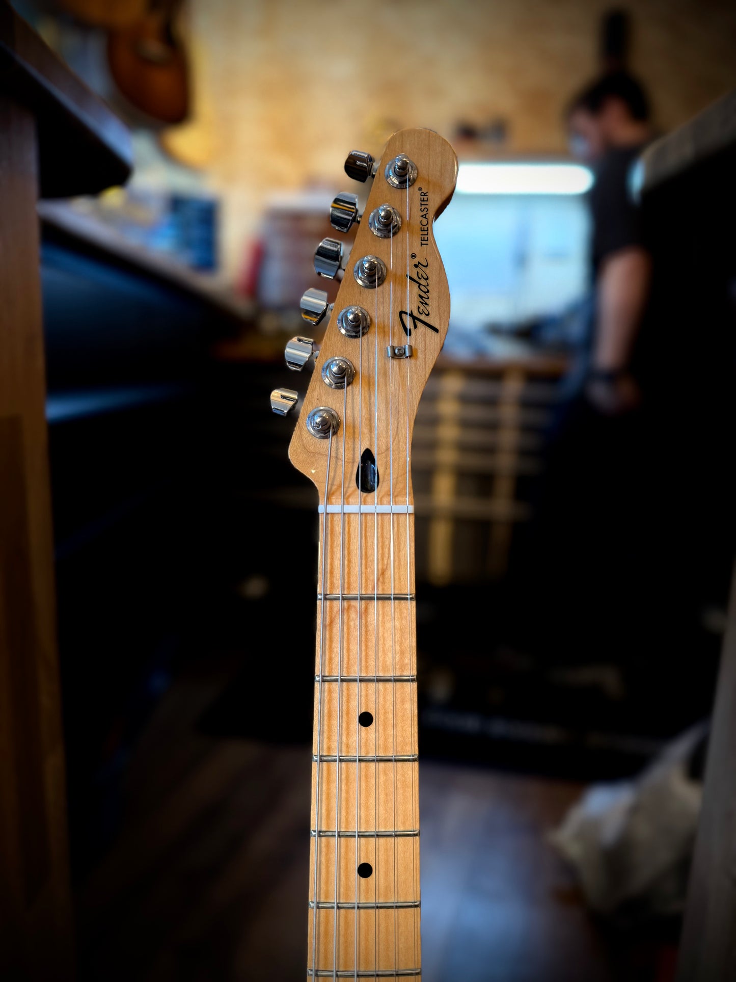 PRE-LOVED Fender Mexican Standard Telecaster, Artic White.