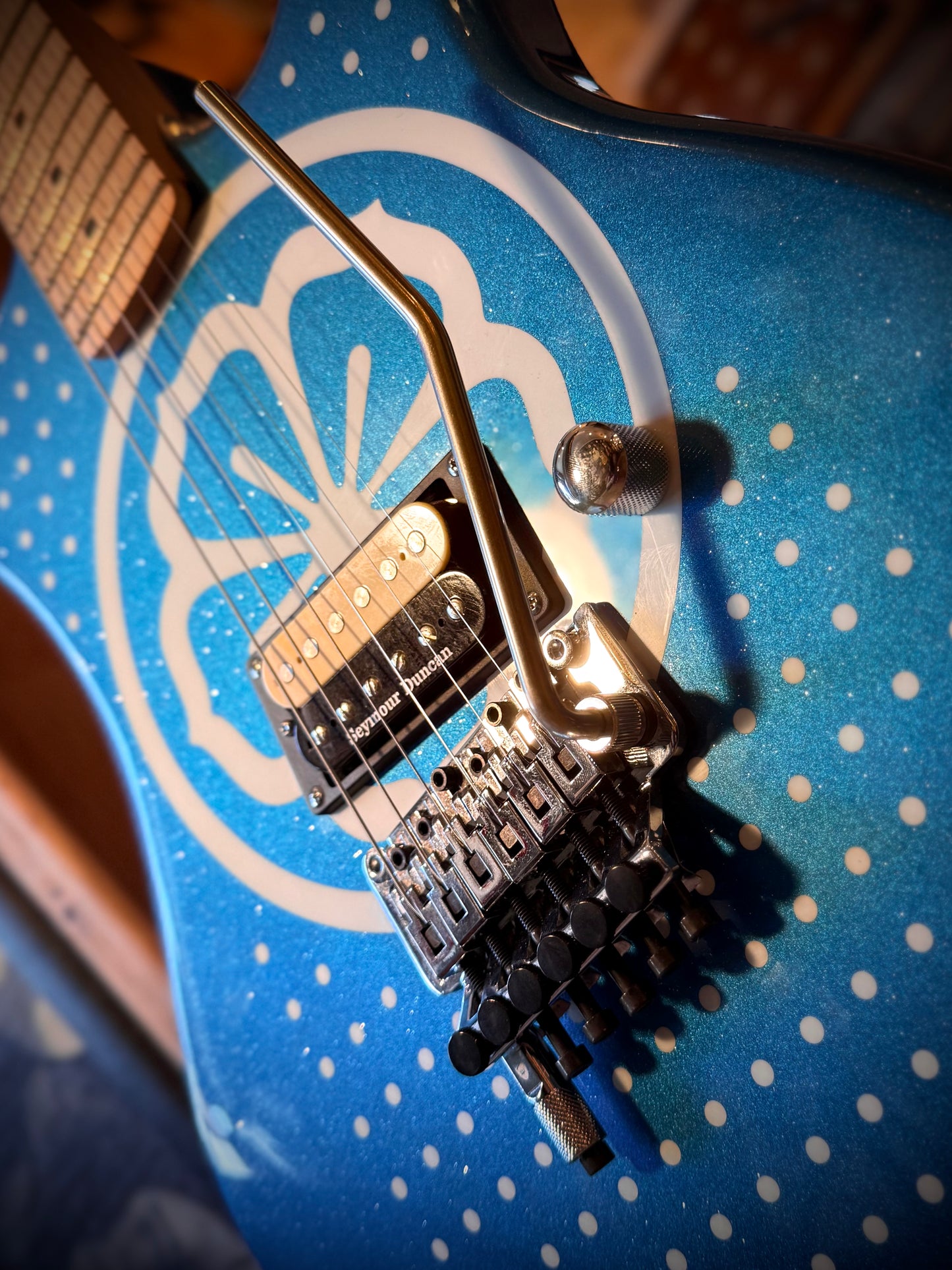 PRE-LOVED Kramer Baretta White Lotus, Candy Blue.