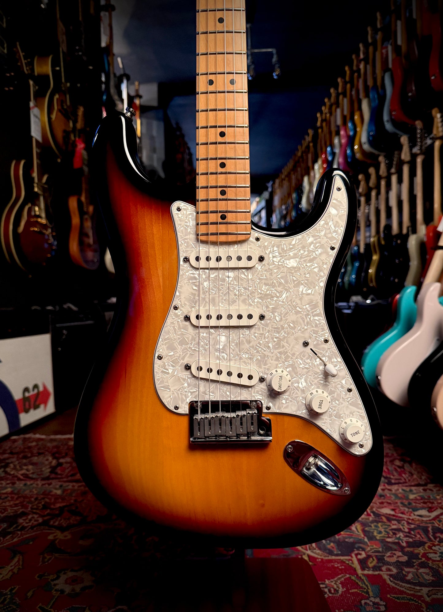 PRE LOVED Fender USA Texas Special Stratocaster, 3 tone Sunburst.