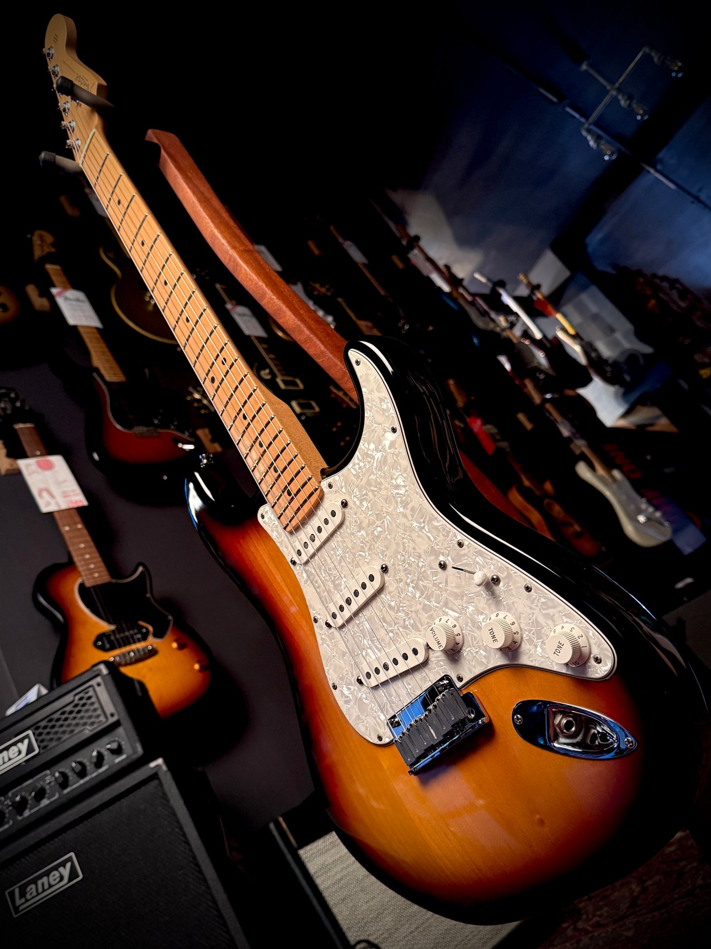 PRE LOVED Fender USA Texas Special Stratocaster, 3 tone Sunburst.
