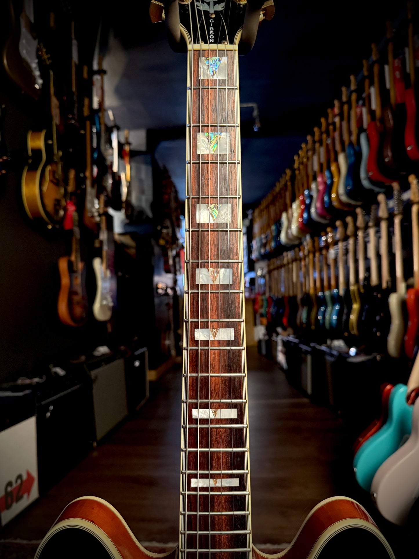 PRE LOVED Epiphone Sheraton Antique Sunburst w/ Upgraded Gotoh Hardware.