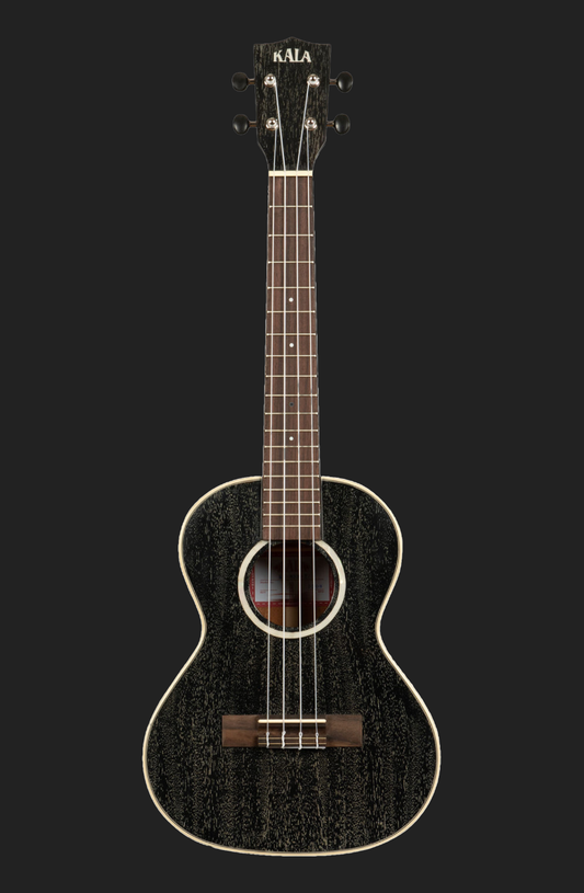 Kala KA-SDH-T All Solid Salt & Pepper Doghair Mahogany Tenor Ukulele