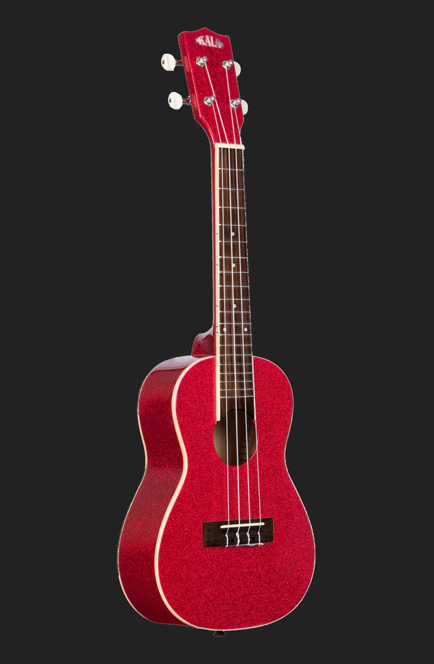 Kala Sparkle Series Concert Ukulele, Ritzy Red
