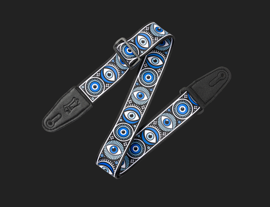 Levys Clairvoyant Series Guitar Strap, Eyes