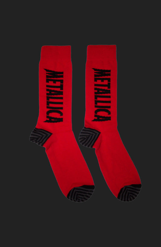 Metallica Unisex Ankle Socks: Stressed Logo (UK 6-11)