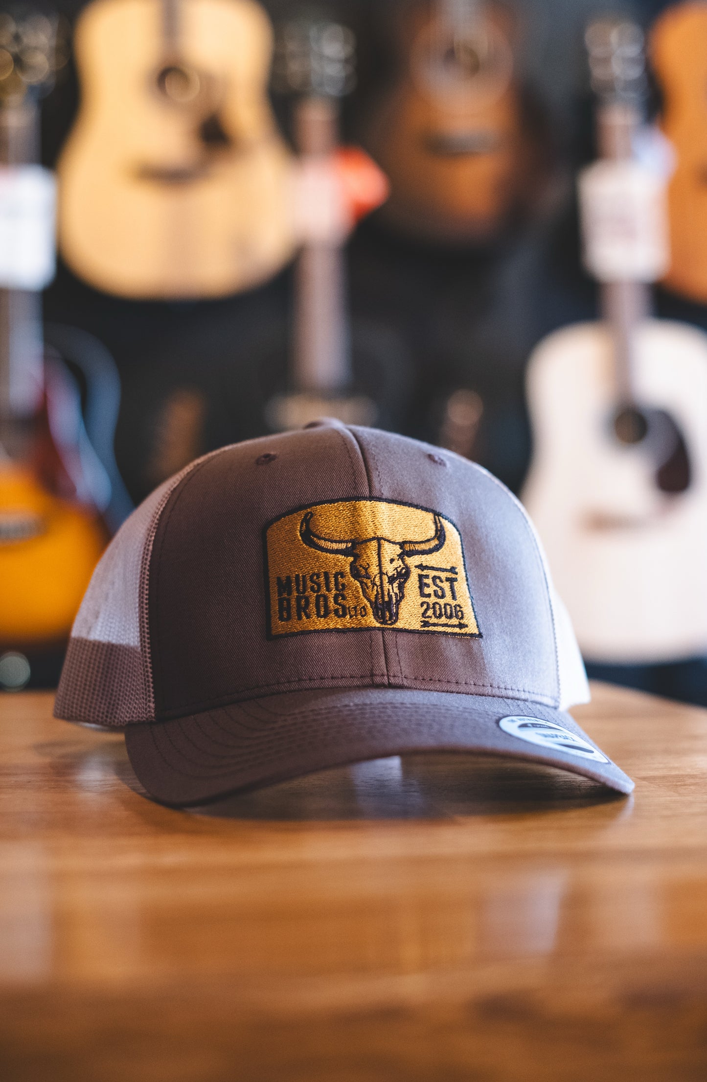 Music Bros. Ltd Long Horn Trucker Cap