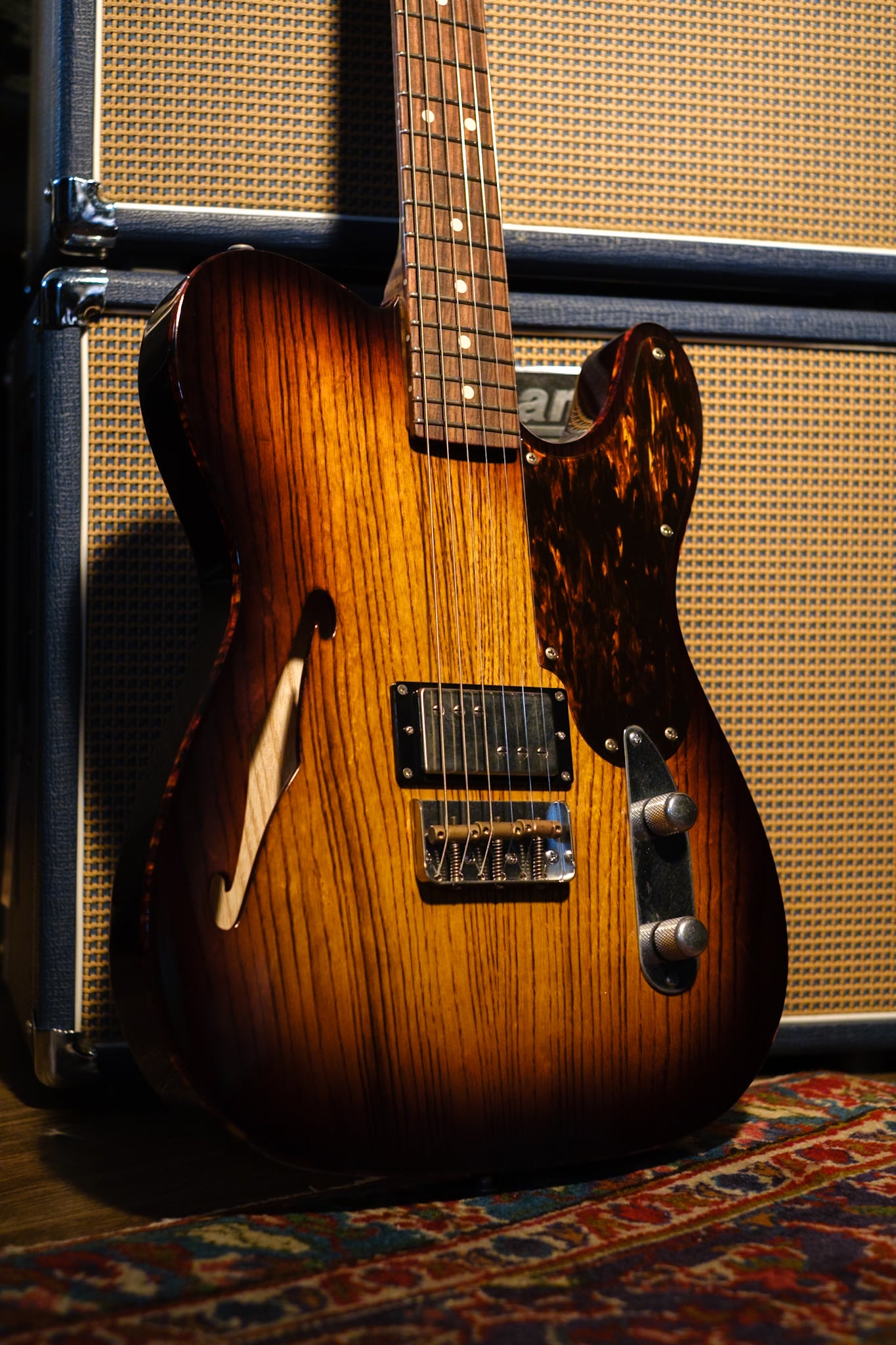 Patrick James Eggle Oz - Cabronita Thinline, 2-Tone Burst #31412