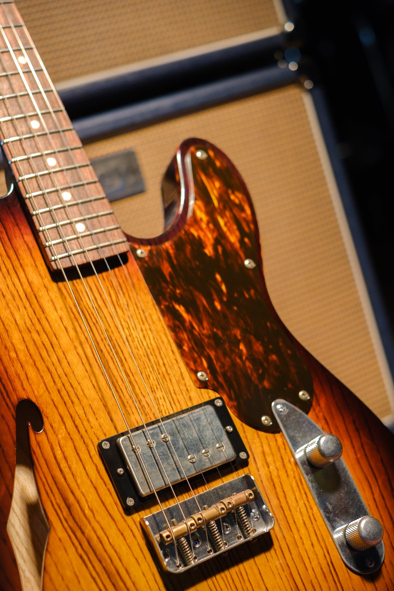 Patrick James Eggle Oz - Cabronita Thinline, 2-Tone Burst #31412