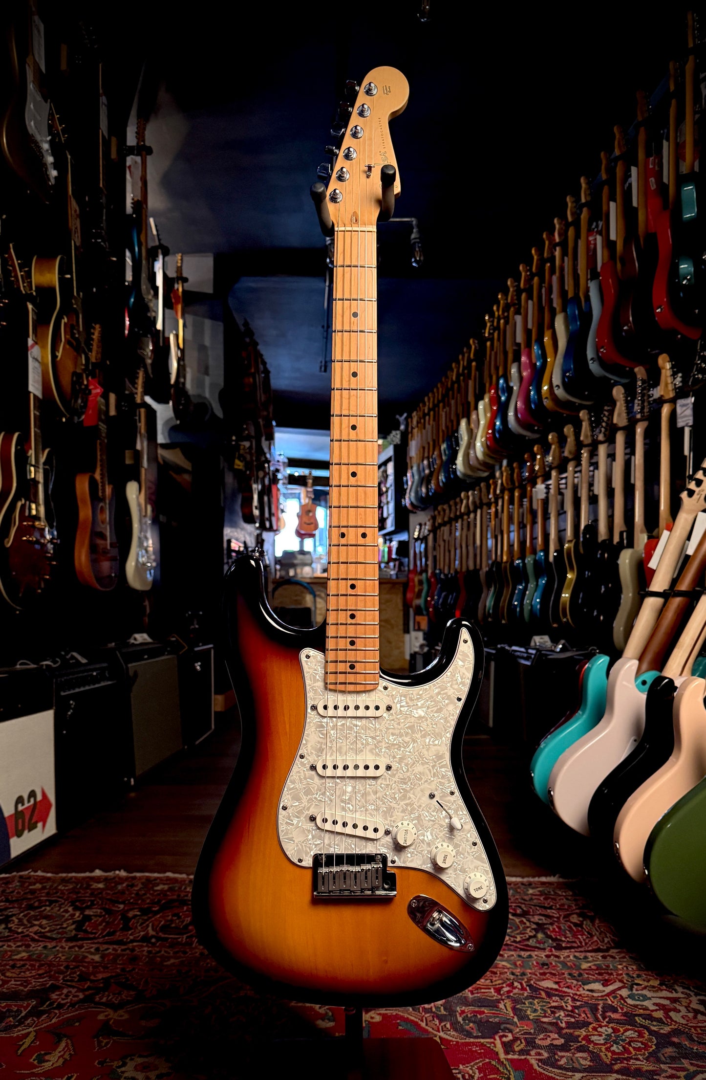 PRE LOVED Fender USA Texas Special Stratocaster, 3 tone Sunburst.