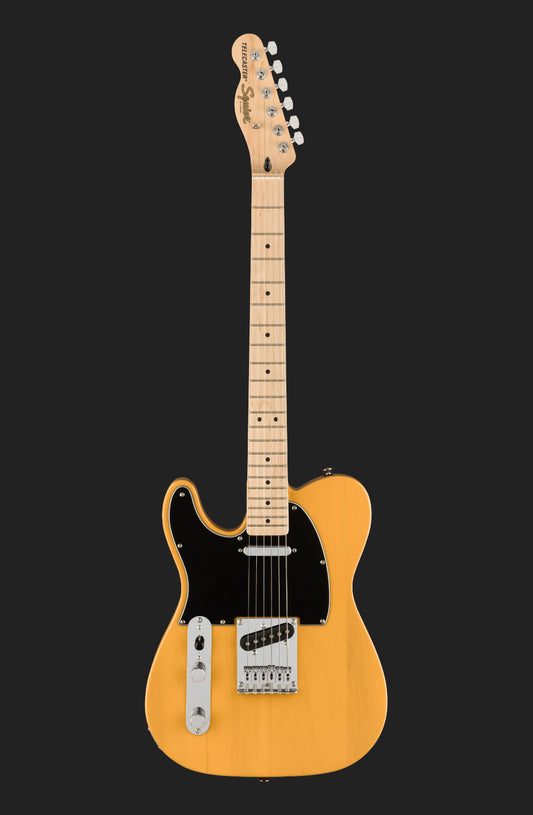 Squier Affinity Series Telecaster, Left Handed, Butterscotch Blonde