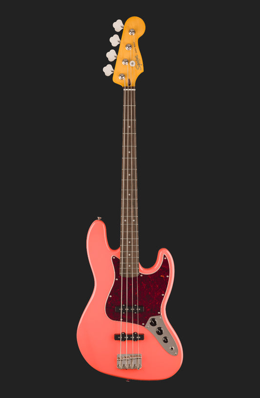 Squier Classic Vibe 60s Jazz Bass, Tahitian Coral