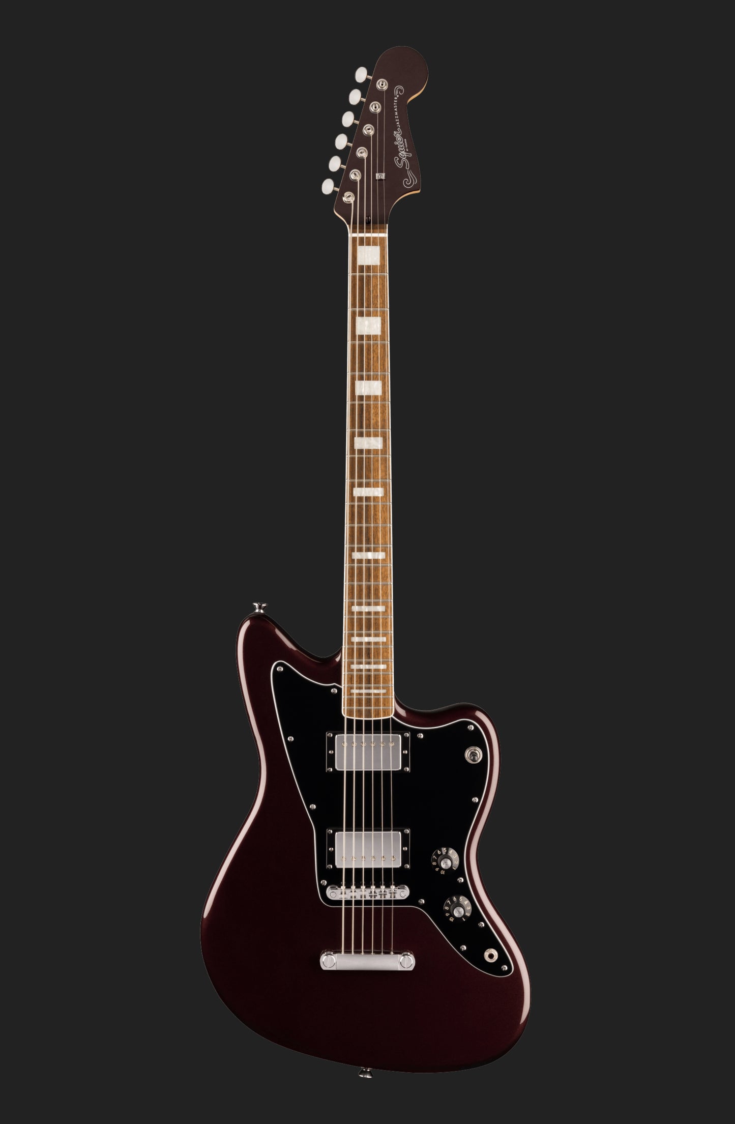 Squier Paranormal Baritone Jazzmaster HH, Oxblood