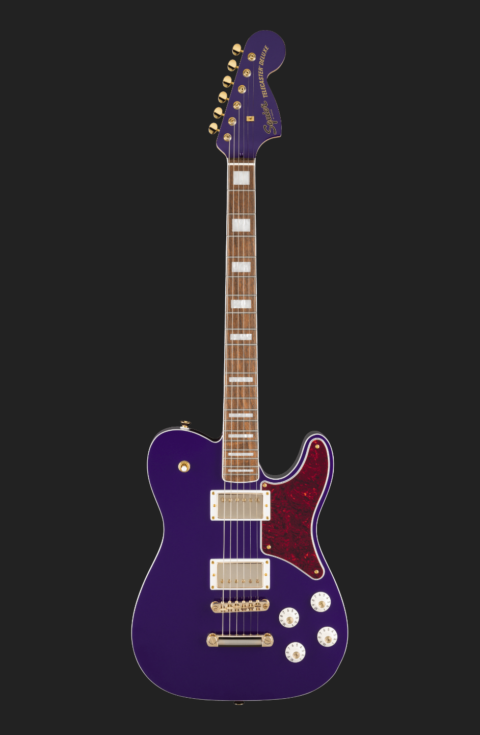 Squier Limited Edition Paranormal Troublemaker Telecaster Deluxe, Purple Metallic
