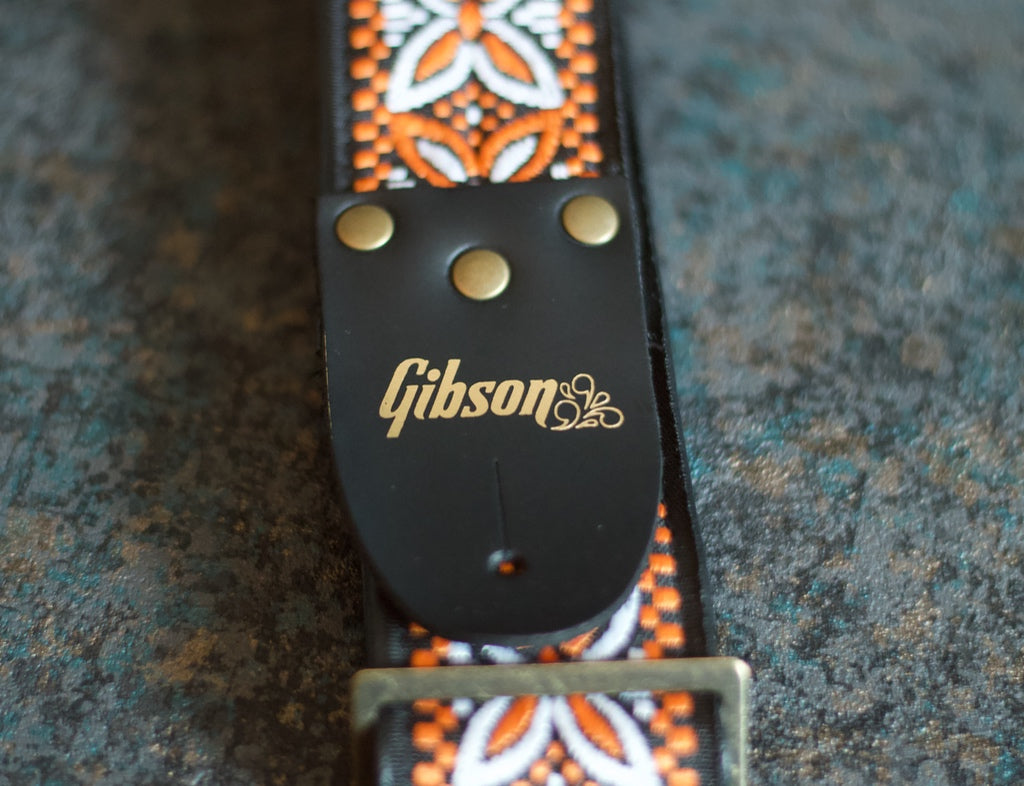 Gibson The Orange Lily Vintage Original Collection Guitar Strap