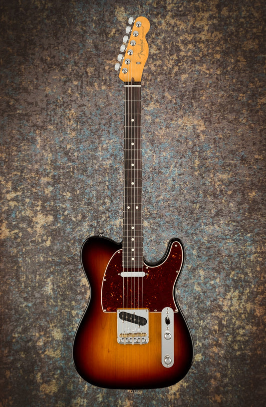 Fender American Professional II Telecaster Rosewood Fingerboard 3 Tone Sunburst