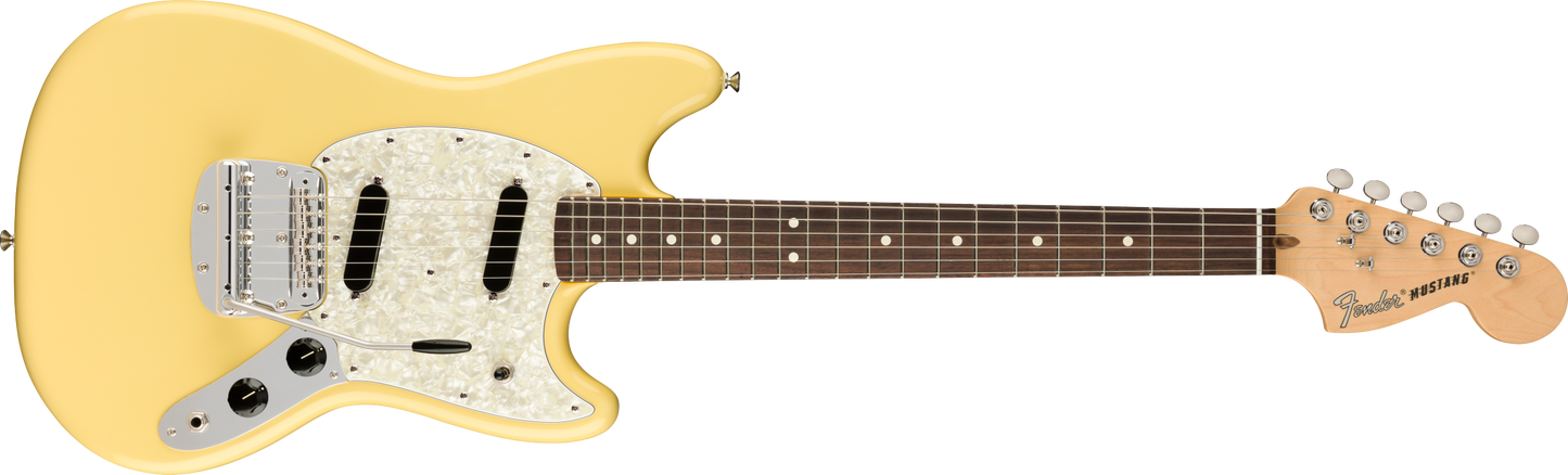 Fender American Performer Mustang, Rosewood Fingerboard, Vintage White