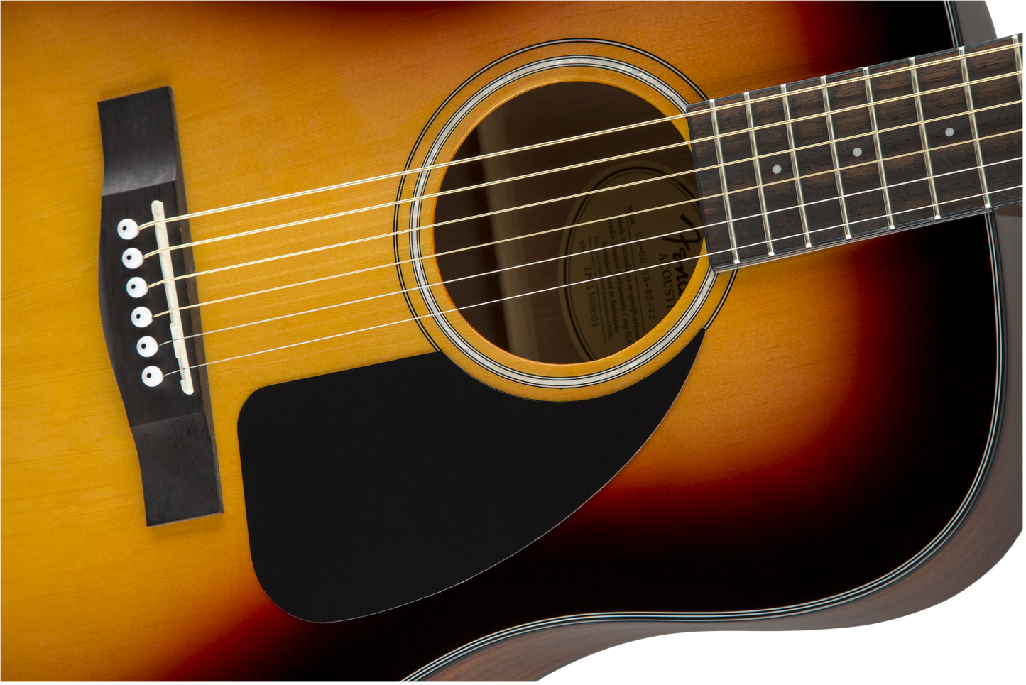 Fender CD-60 V3 Acoustic Dreadnought Sunburst