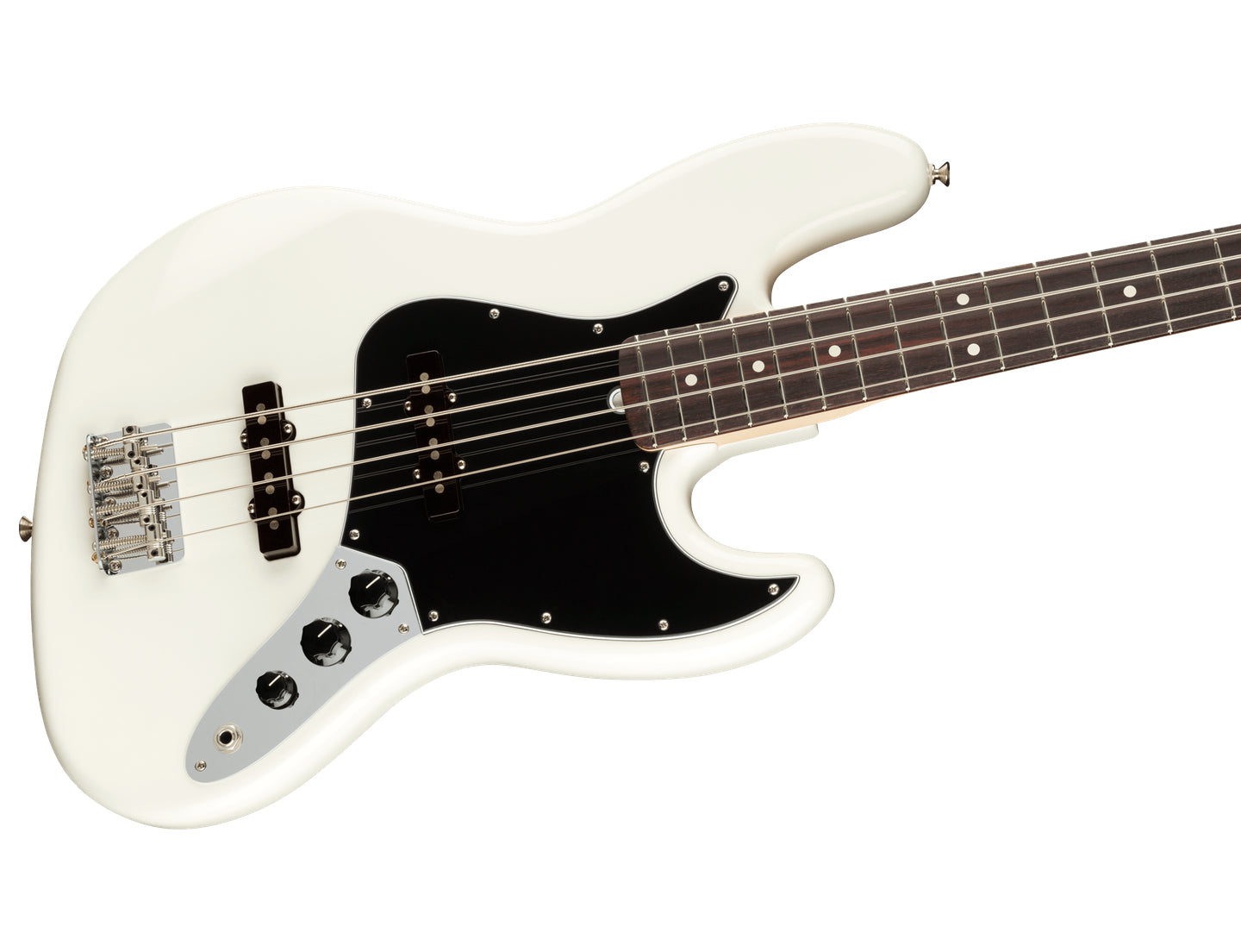 Fender American Performer Jazz Bass Arctic White front
