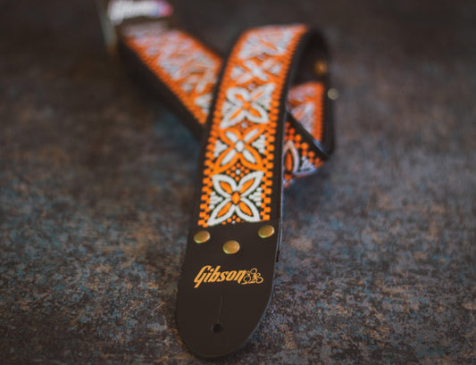 Gibson The Orange Lily Vintage Original Collection Guitar Strap