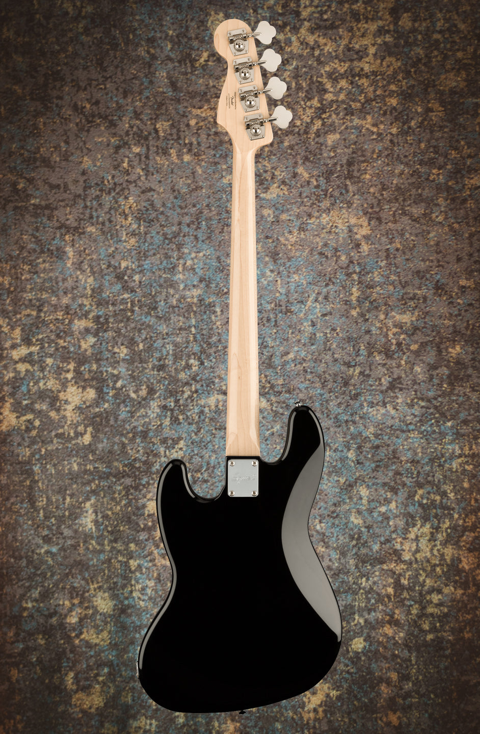 Squier Paranormal Jazz Bass® '54, Maple Fingerboard, Gold Anodized Pickguard, Black