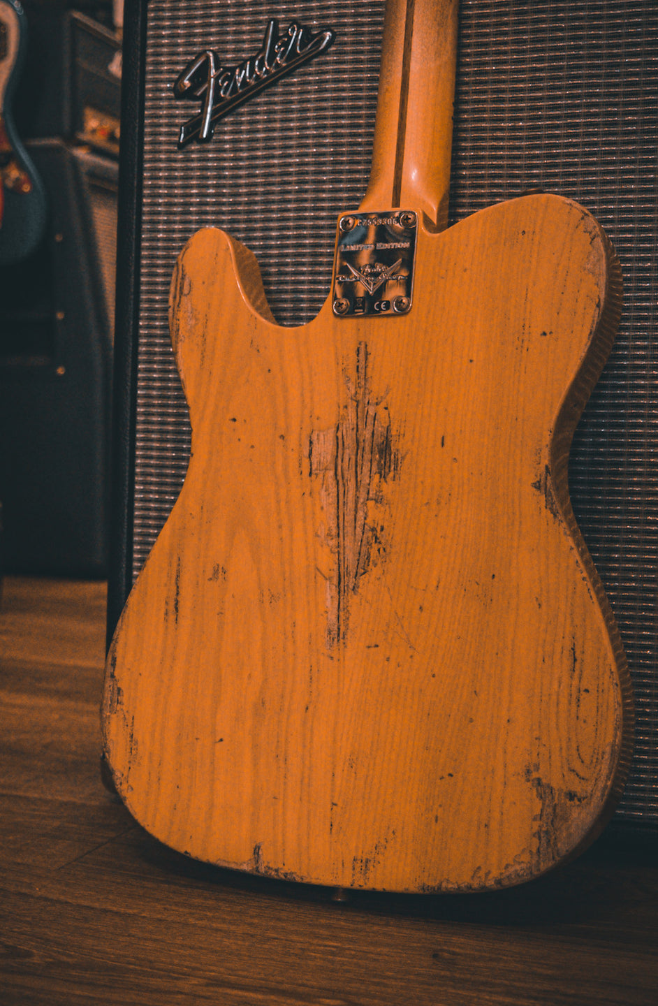 Fender Custom Shop Limited Edition CuNiFe Blackguard Telecaster Heavy Relic Aged Butterscotch Blonde
