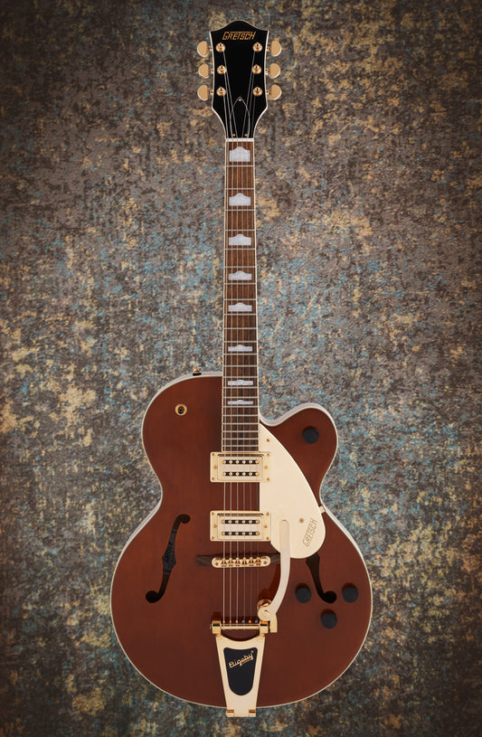 GRETSCH G2410TG STREAMLINER™ HOLLOW BODY SINGLE-CUT WITH BIGSBY® AND GOLD HARDWARE - SINGLE BARREL STAIN