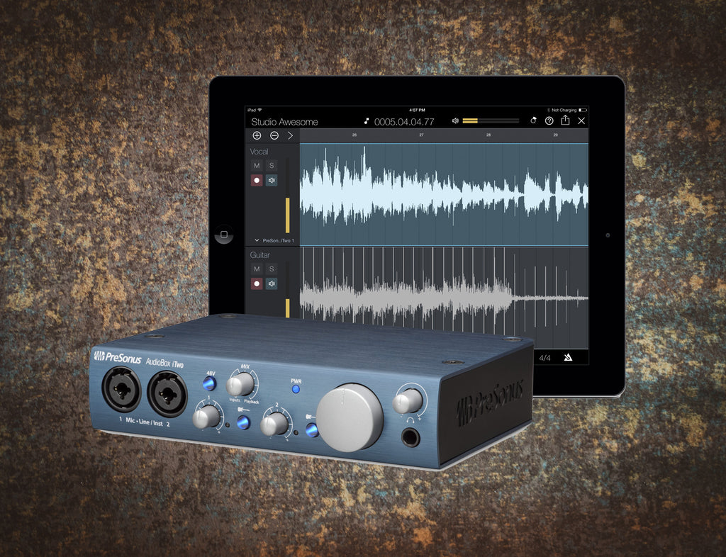 PreSonus AudioBox iTwo: The USB/iPad Audio Interface for Mobile Producers.