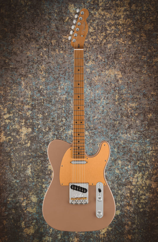 Fender Limited Edition American Professional II Telecaster in Shoreline Gold with Roasted Maple Neck